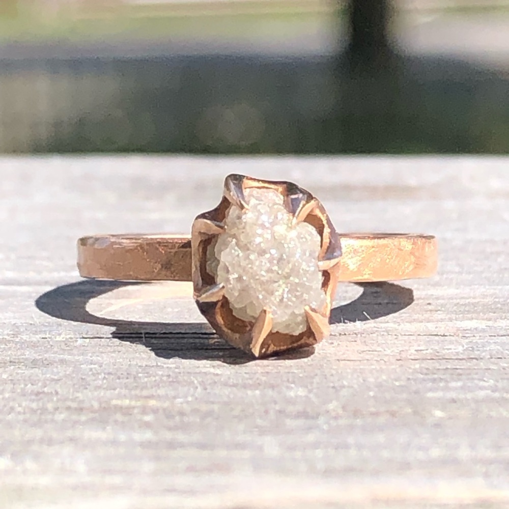 14k alternative engagement ring
